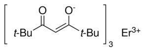 Erbium(III) tris(2,2,6,6-tetramethyl-3,5-heptanedionate) - CAS:35733-23-4 - Er(TMHD)3, Erbium(III) tris(2,2,6,6-tetramethyl-3,5-heptanedionate), Erbium(3+) 2,2,6,6-tetramethylheptane-3,5-dione, Erbium-DPM